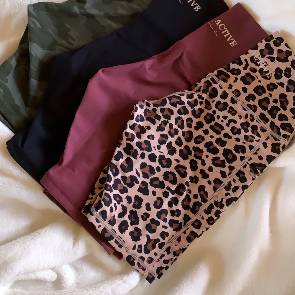 Leopard - Palm Springs High Waisted Biker shorts